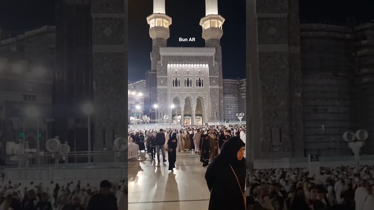 Suasana Masjidil Haram selesai sholat subuh