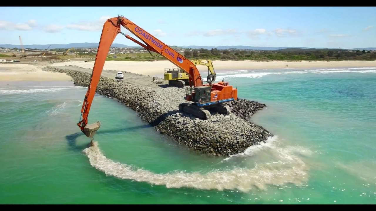 Dji Phantom3 professional aerial footage of the Shellcove Marina Project