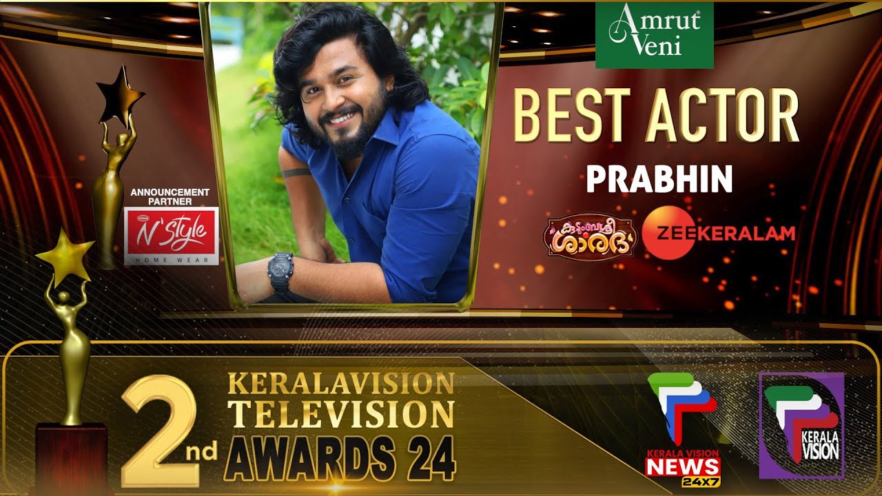 Best Actor Prabhin  | Keralavision Television Award 2024 |