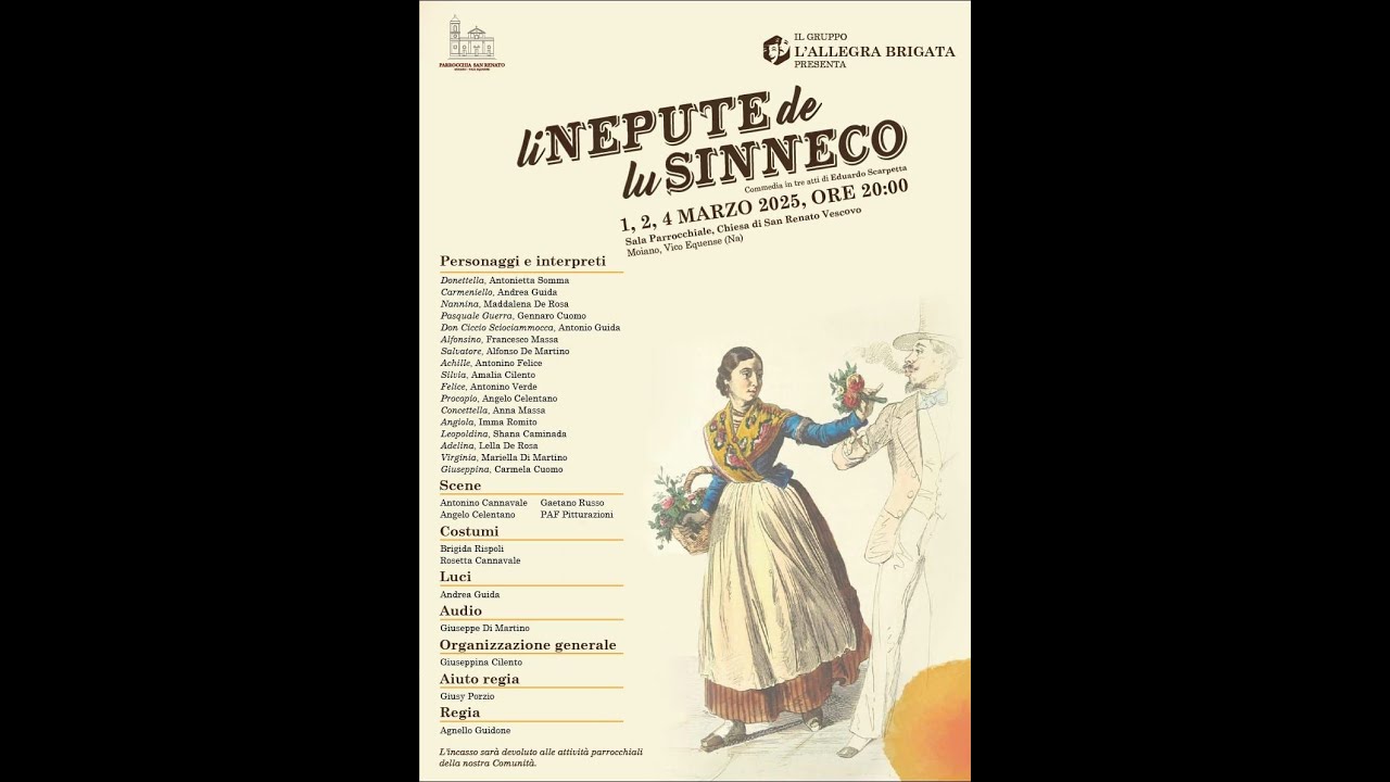L'Allegra Brigata - Li Nepute de lu Sinneco - Atto Terzo
