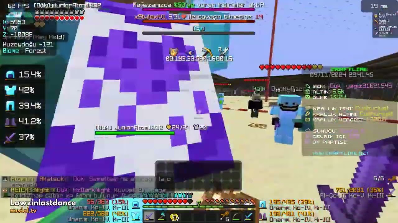 CraftLime kill montage (LatinPlatin ve azursawq) için