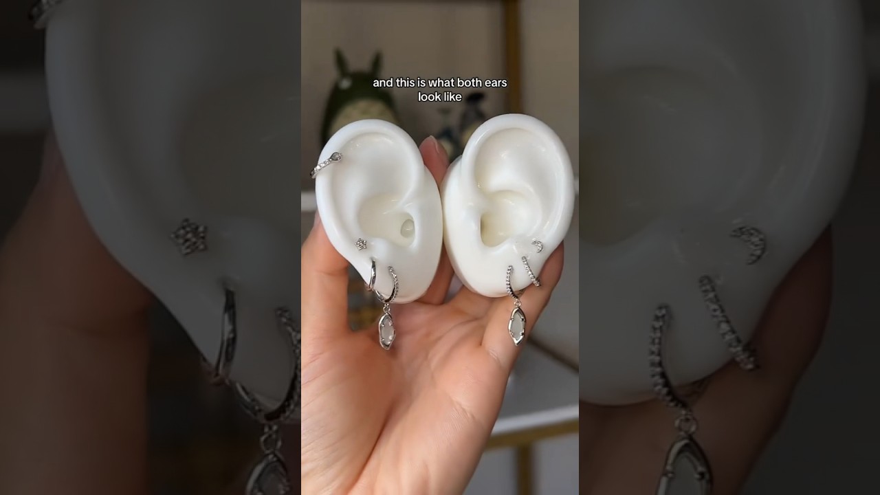 Styling our customers&rsquo; ears 🙉 #earstack #earrings #earringstyle