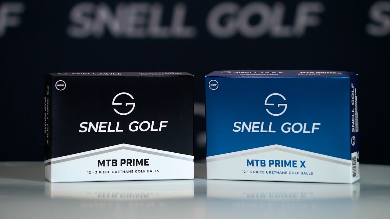 SNELL GOLF ANNOUNCES NEW MTB PRIME & PRIME X GOLF BALLS