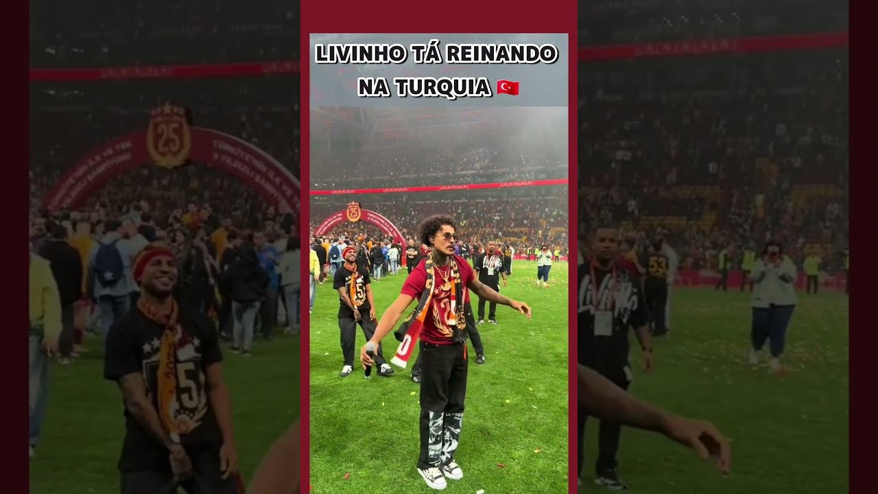 (VIRALIZOU) MC LIVINHO CANTA E DANÇA EM JOGO EM ESTADIO NA TURQUIA, GR6 EXPLODE, LOVE FUNK TRAP HITS