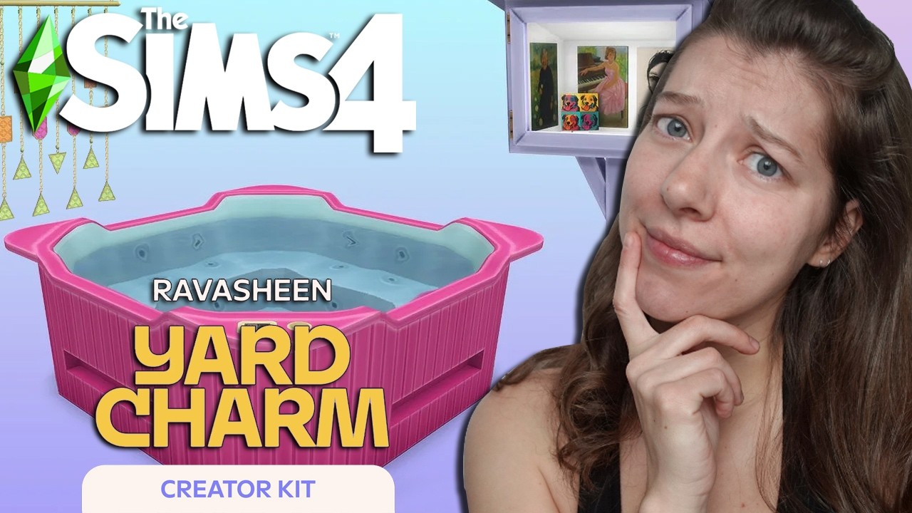 The Sims 4 Ravasheen Yard Charm Creator Kit Review | OhcluckGames