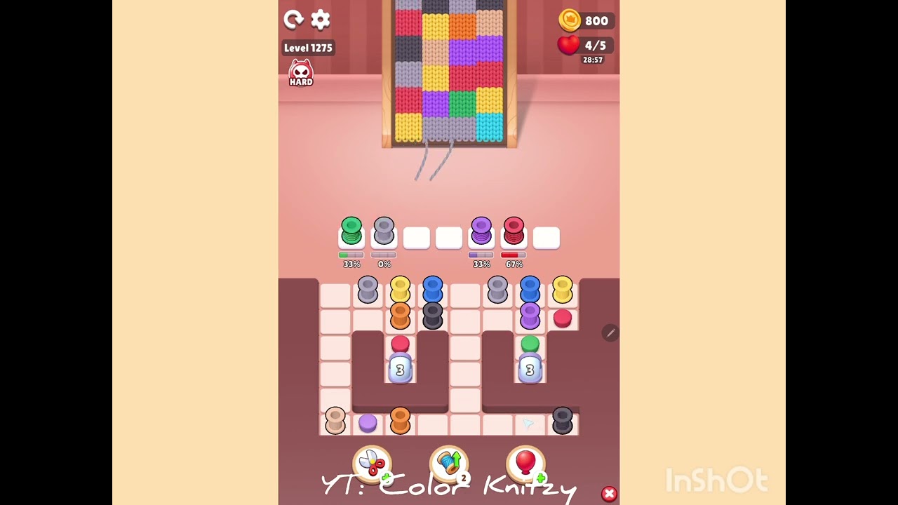 Color Knitzy level 1275 (HARD)