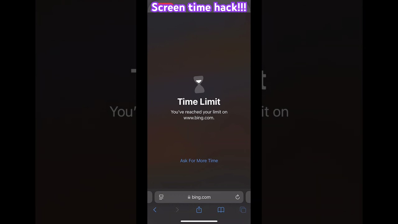 The Screen Time HACK! #screentime #timelimit #hack #viral #shorts #trending #trendingshorts #edit