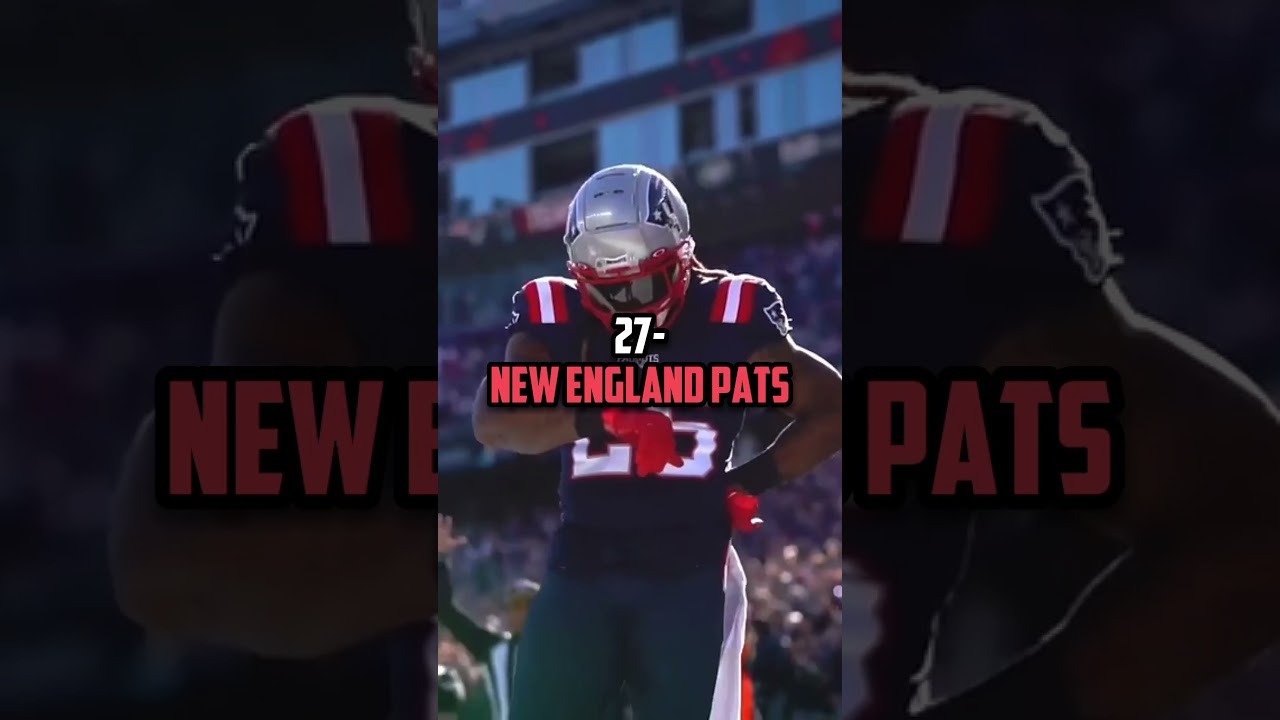 My top 32 favorite NFL teams #shorts