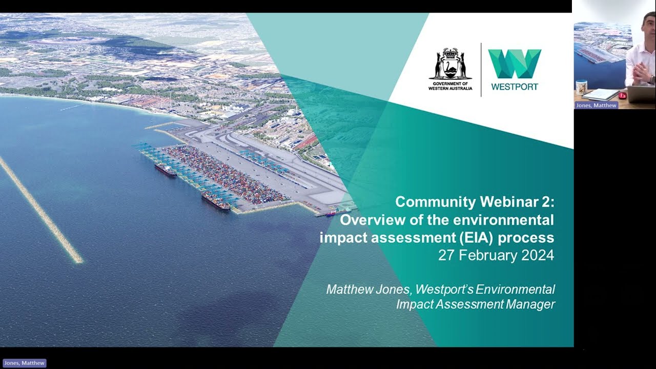 Westport Community Webinar 2 - An overview of the marine environmental impact assessment process