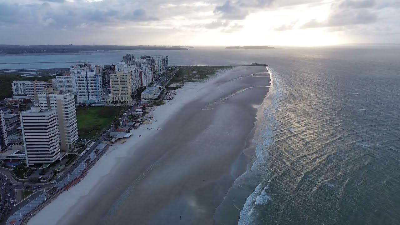 PÔR DO SOL NA GRANDE ORLA DE SÃO LUIS