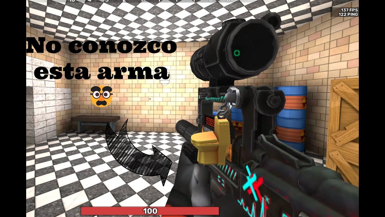 todas las armas que hay y me toca esta XD - kuboom (random mode)