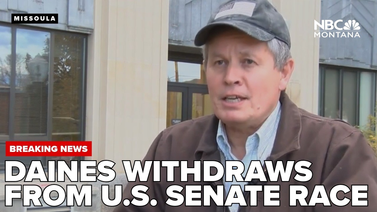 Daines withdraws from Senate race as filing closes
