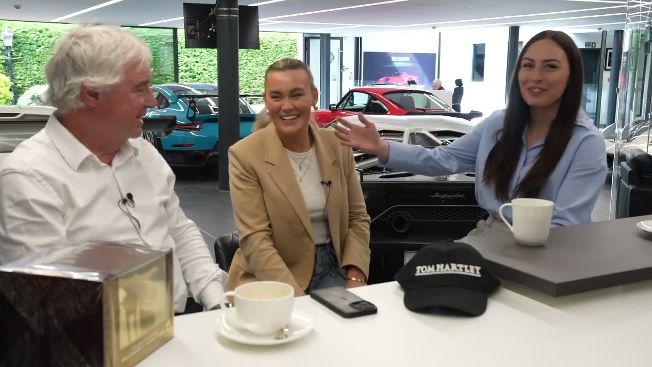 Tom Hartley invites wink cars down to the estate.