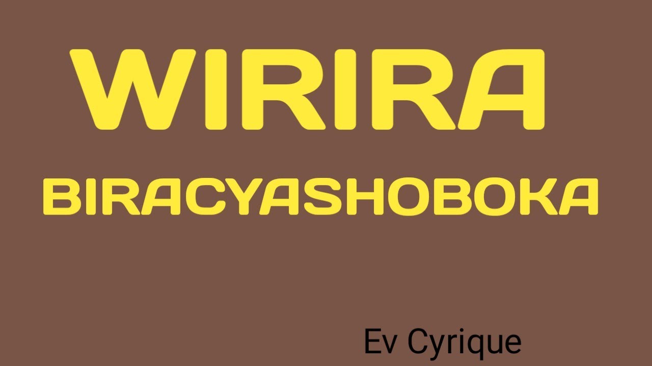 UMUGOROBA  WOGUHAGARIKA AKAGAMBANE NDETSE NOKWIRUKANA STANI