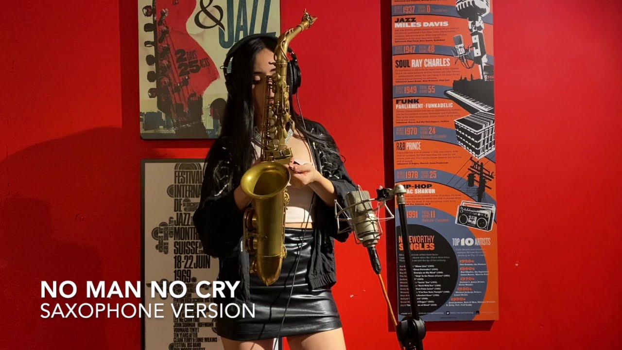 NO MAN NO CRY JIMMY SAX / ANYELISAX VERSION