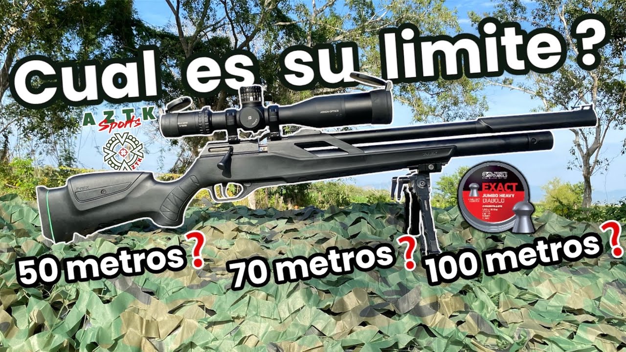 Cual es su limite ❓T rex pcp cañon largo de Aztk / agrupaciones a larga distancia