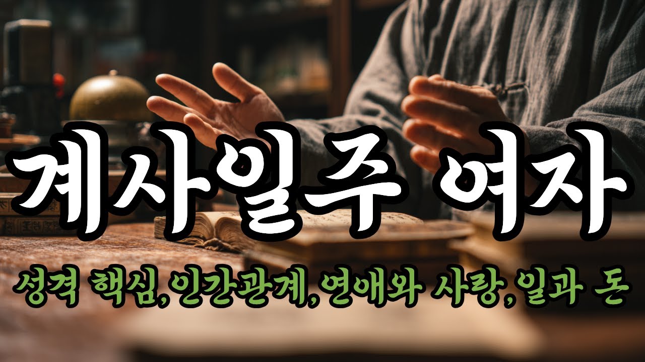 계사일주 여자 (계사일주 女 다 알았는데 말 안 했다)