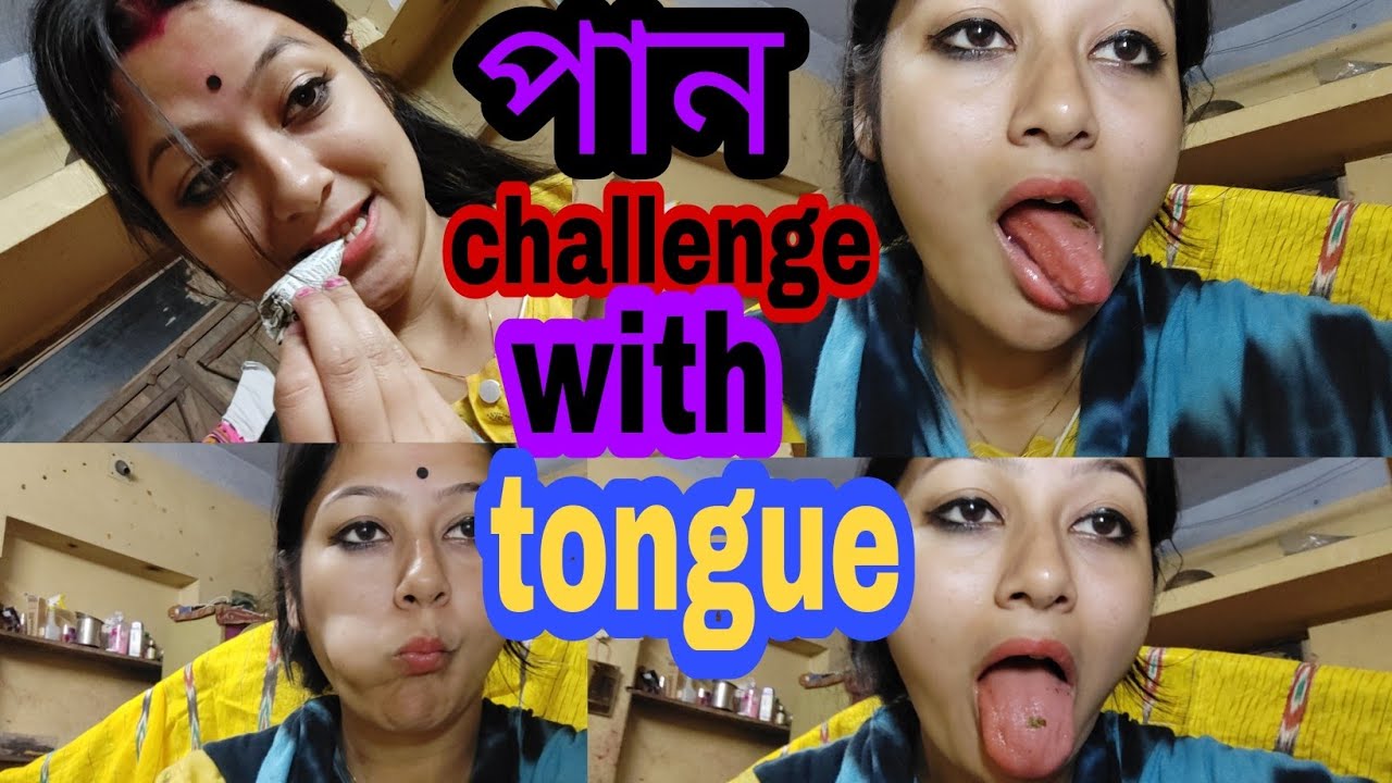 Pan challenge with show my  tongue 😛 #new @sandismitavlogs5506