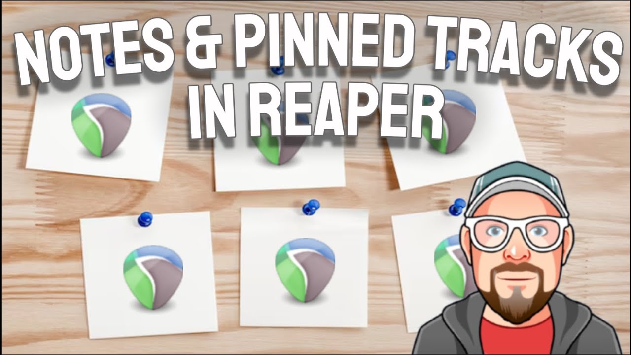 Заметки и закреплённые треки в REAPER