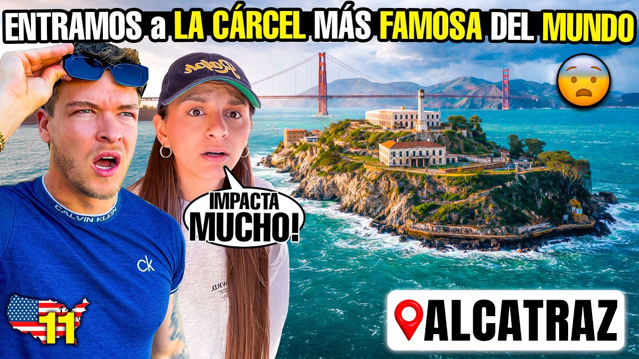VISITAMOS a ALCATRAZ *la cárcel más famosa del mundo*😱🇺🇸 ¡¡Nos impacta mucho!!