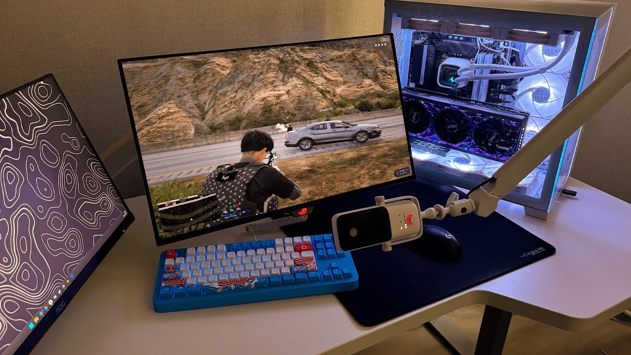 Обзор рабочего места за 850 000 рублей от первого лица на gta5rp