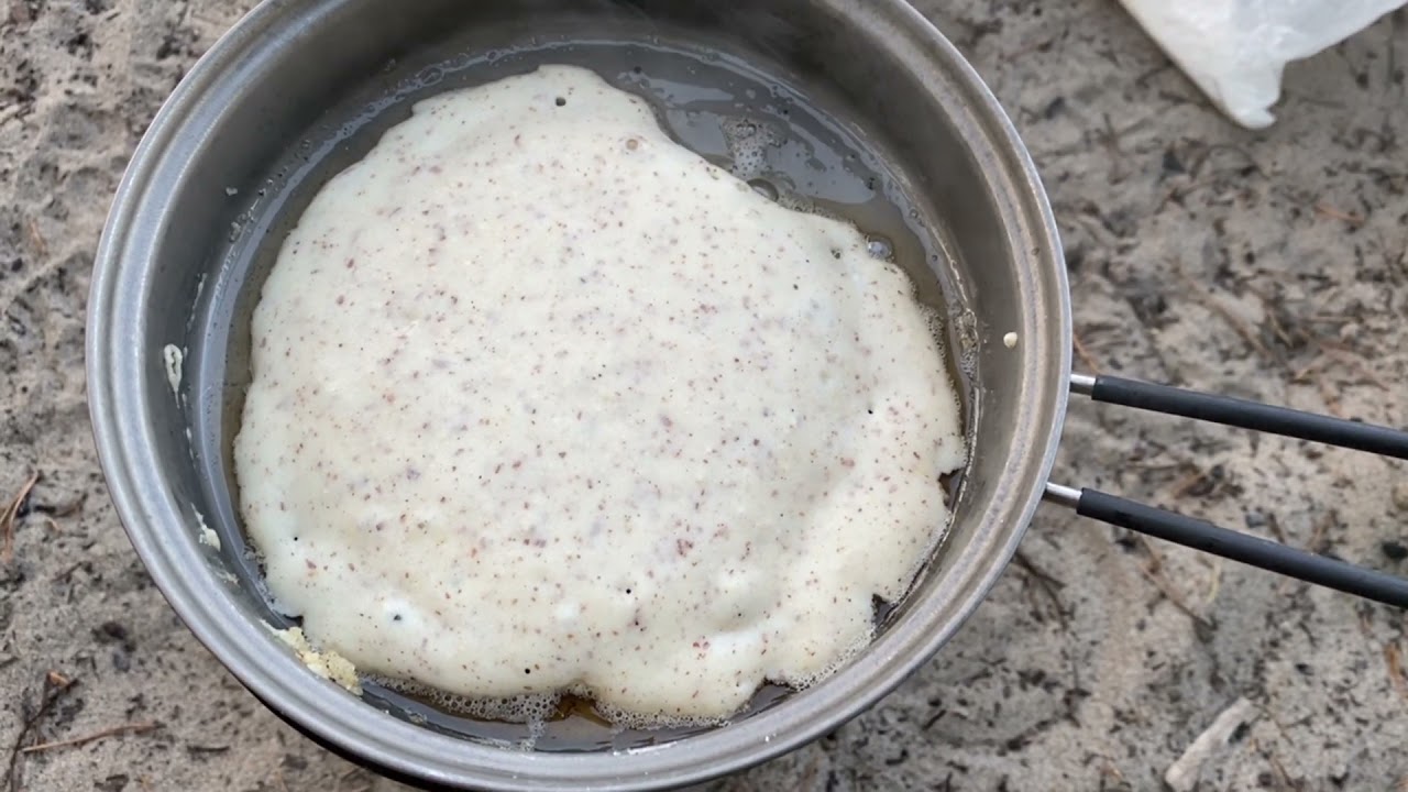How to make pancakes when backpacking
