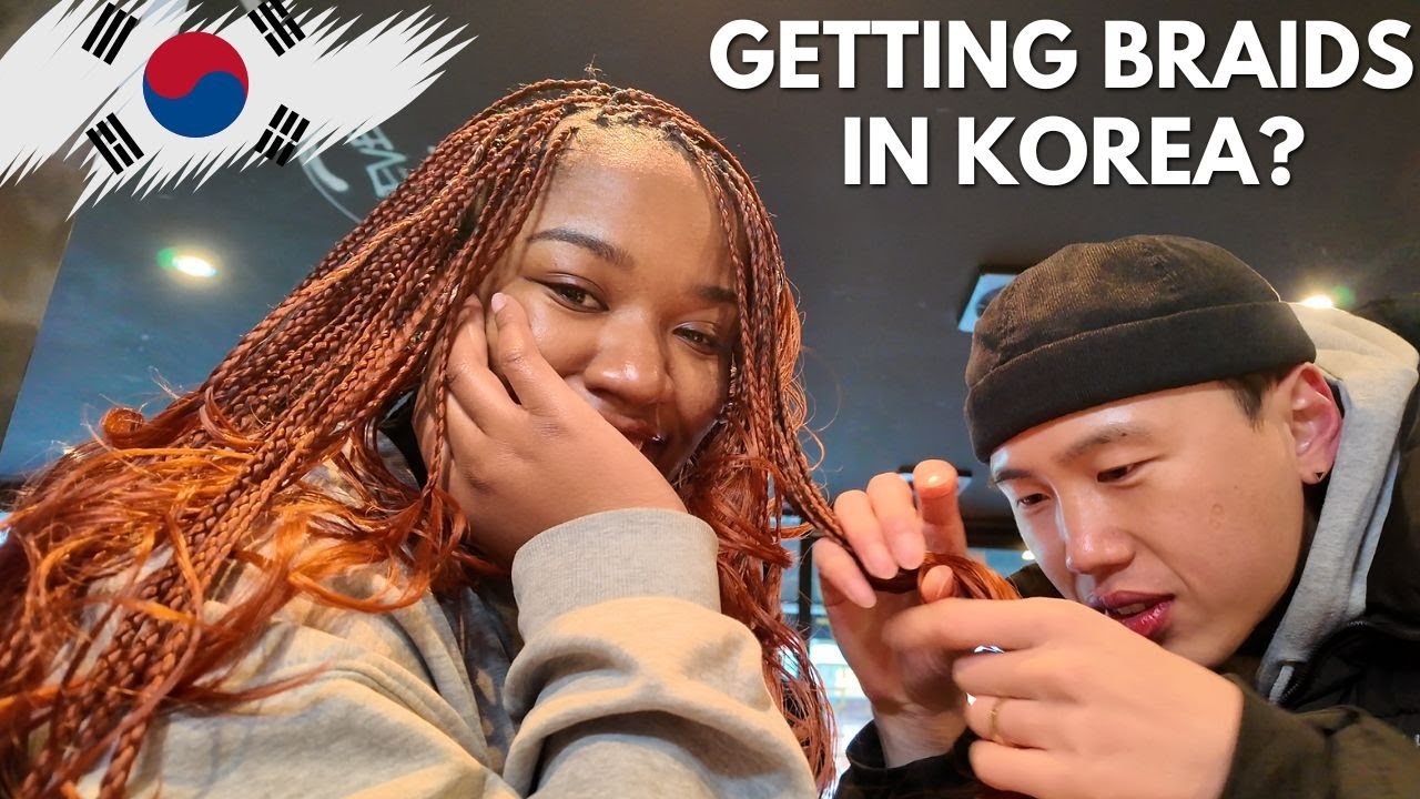 Getting My Hair Braided in Korea 🇰🇷 |  Fiancé Reacts | Seoul Diaries Ep. 6