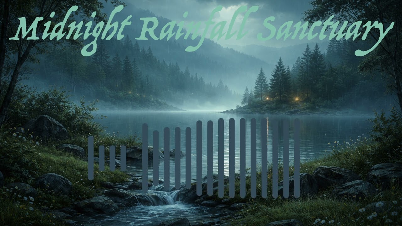Midnight Rainfall Sanctuary — Slow Dryft | Sleep Music & Rain Sounds