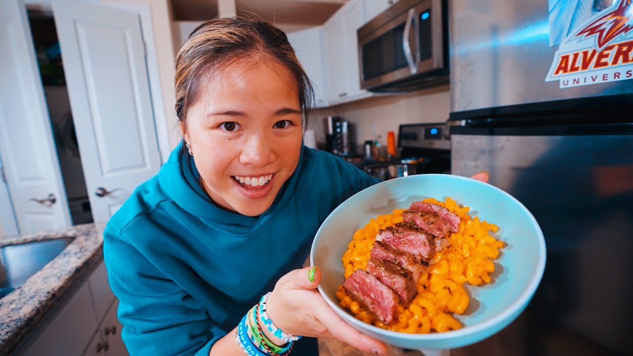 How to make the BEST steak & Mac n Cheese | COOKING WITH KAILS