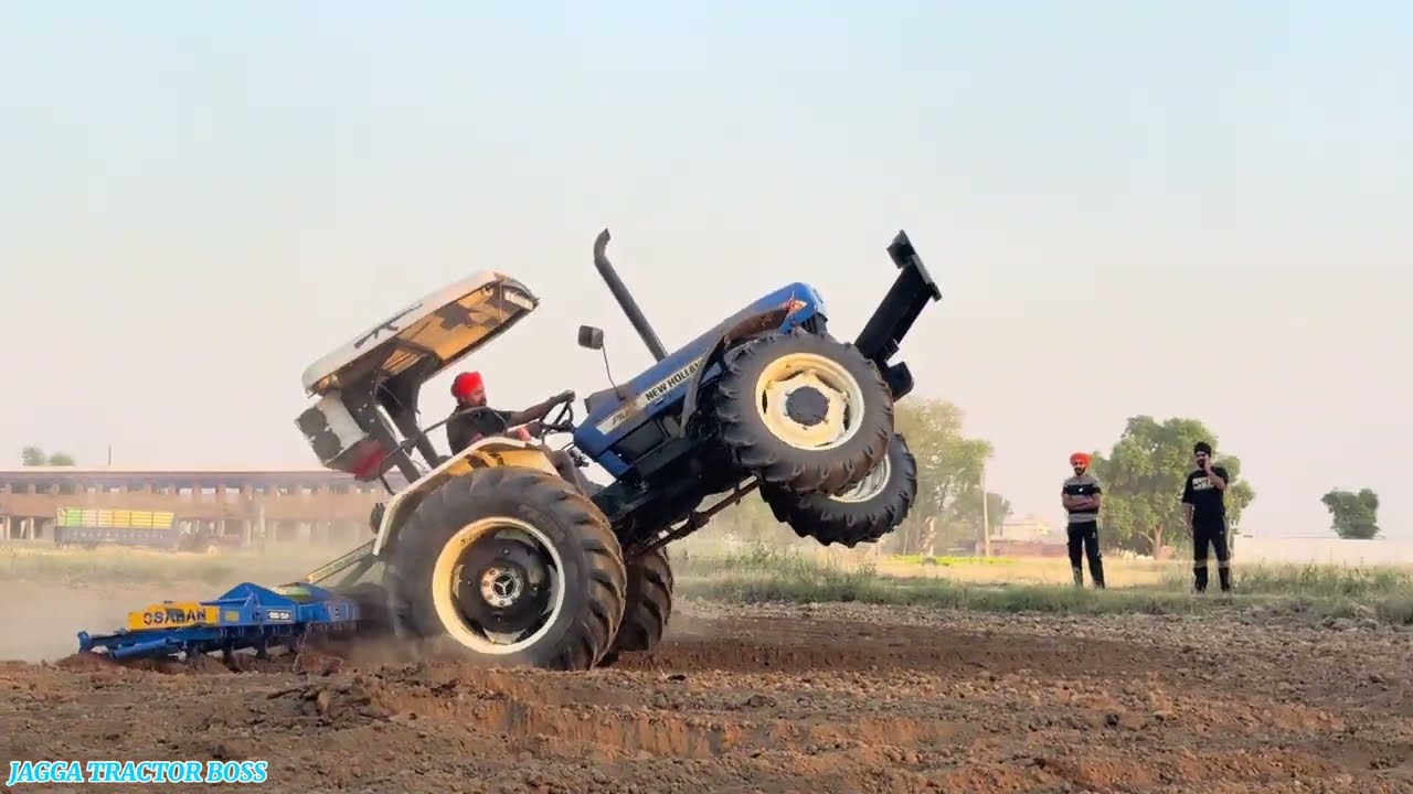 NEW HOLLAND 5620 4BY4 25 HALLAN TE FULL MODIFICATION POWER TEST BY JAGGA TRACTOR BOSS