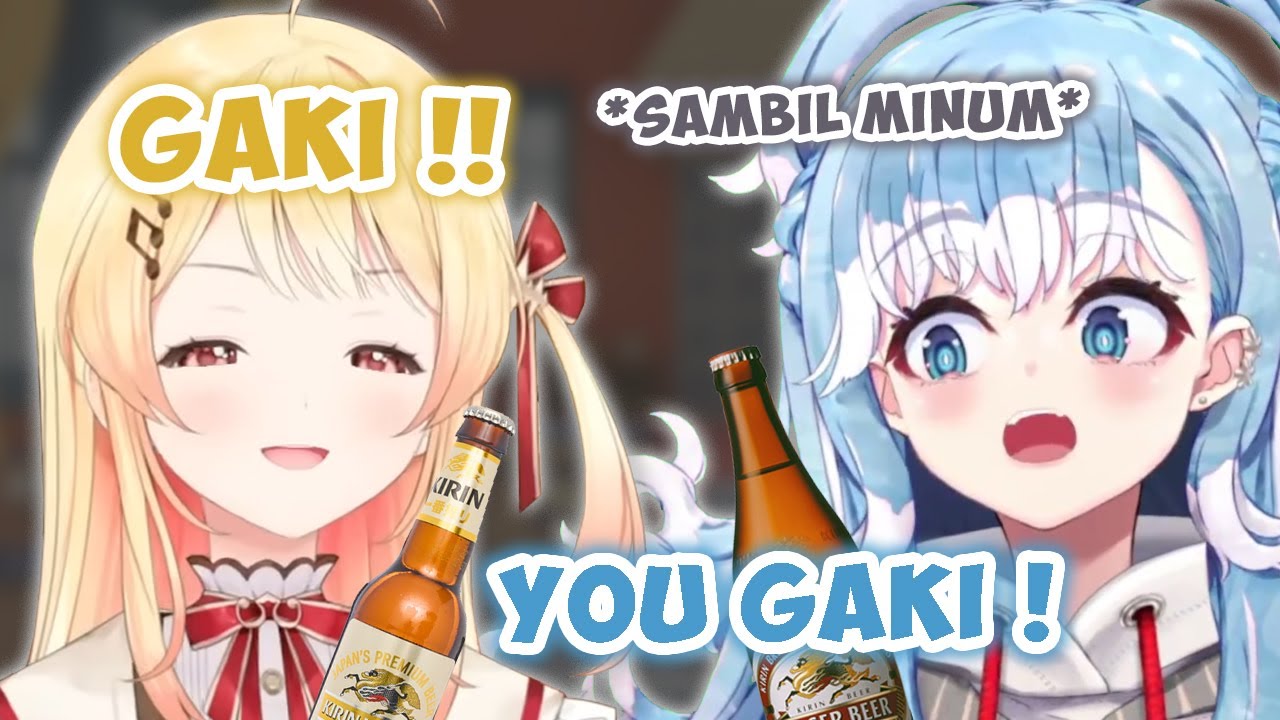 Ketika Duogaki Kobo dan Kanade Gelud Sambil Minum Beer