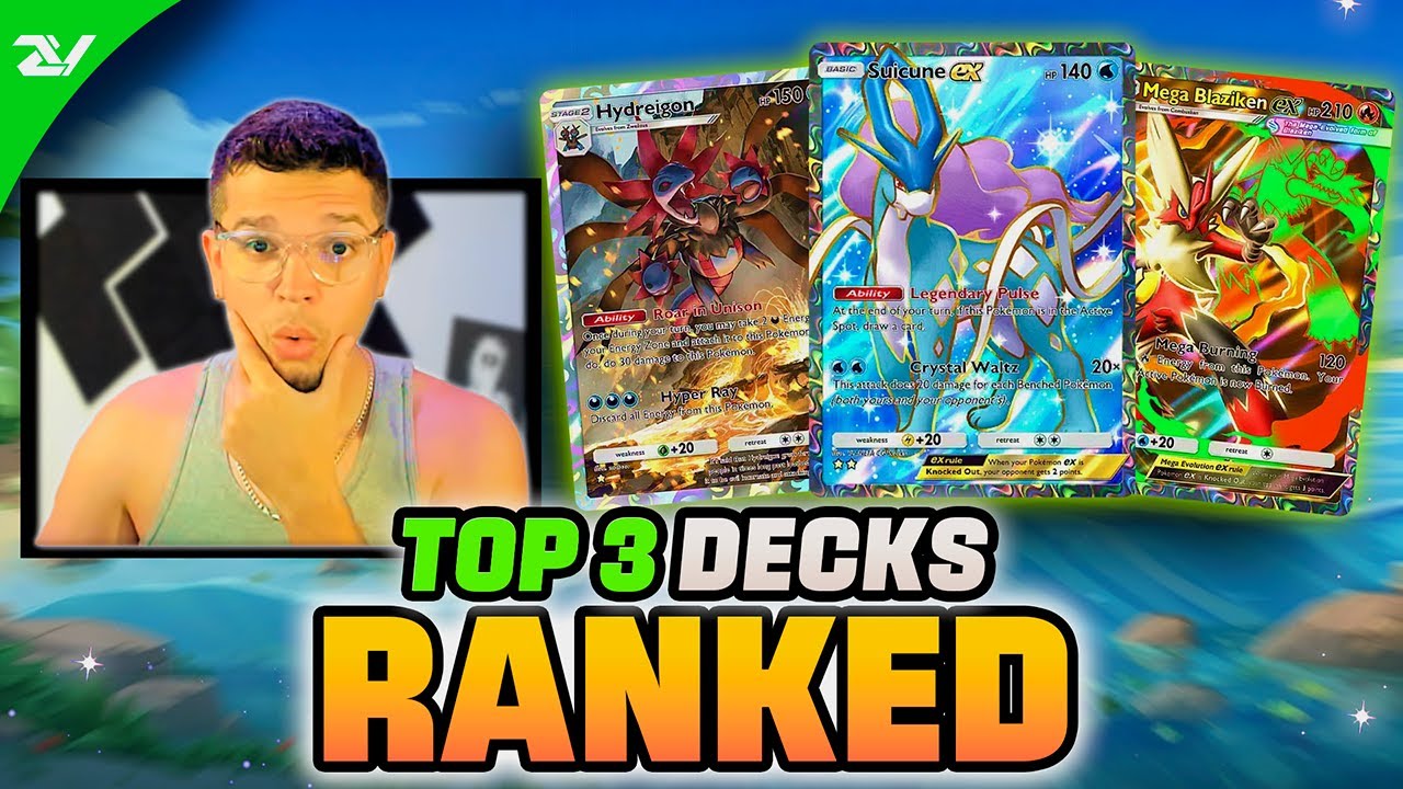 Los 3 Decks que use para ser Top 100 del Mundo en ranked de Pokemon TCG Pocket