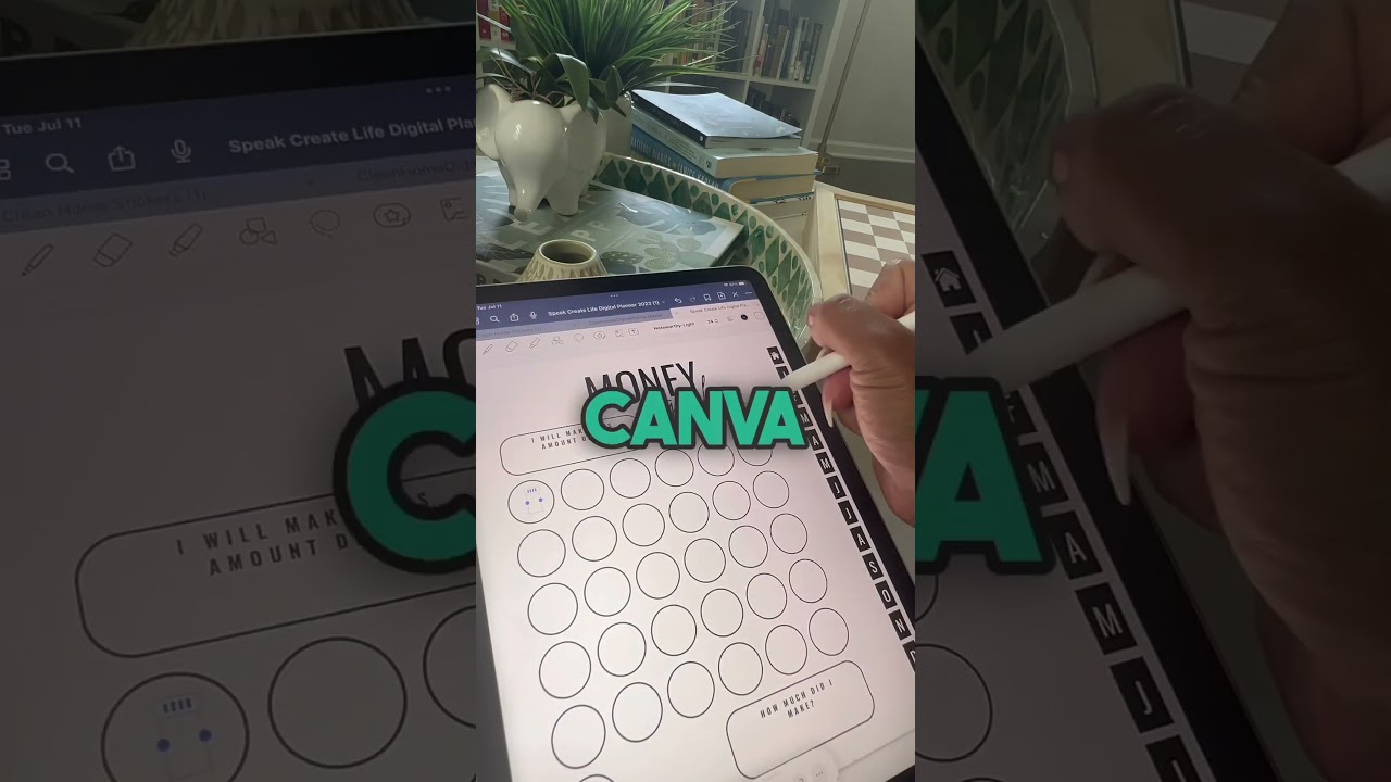 Create Digital Planners in Canva and Sell them on Etsy. Tutorial 👆#shorts #viral #viralshorts
