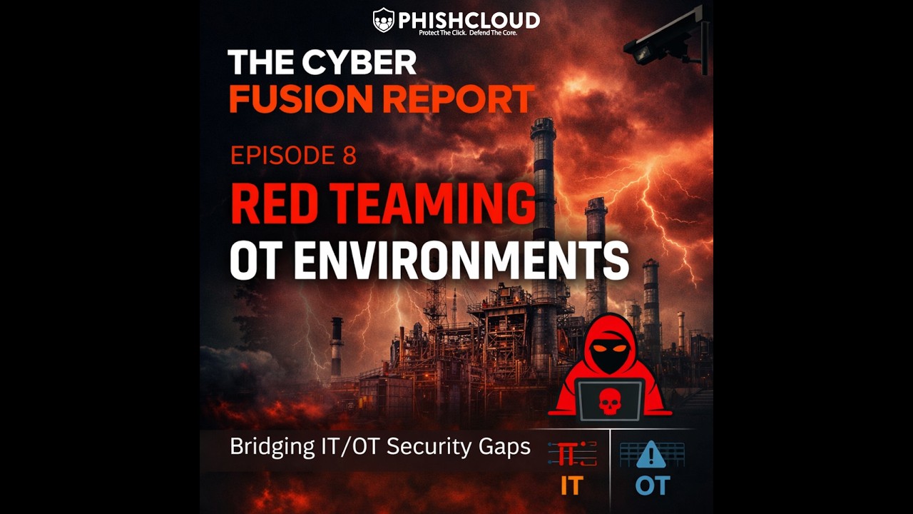 The Cyber Fusion Report, Episode 8:  Red Teaming OT Environments.  Bridging IT/OT Security Gaps.