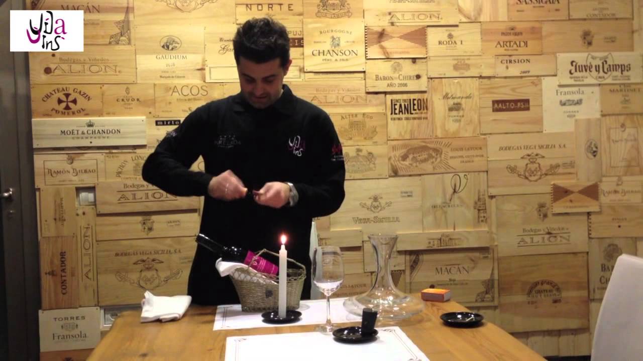 ¿Cómo hacer una Decantación de vino?