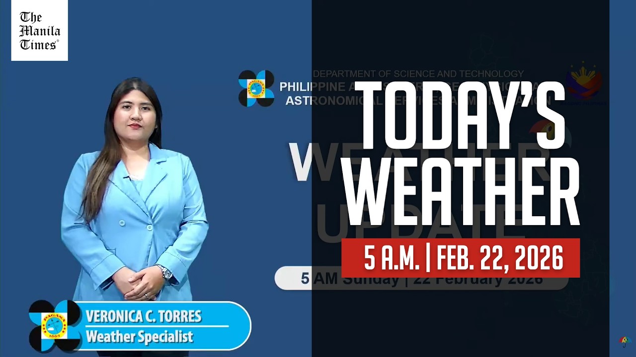 Today's Weather, 5 A.M. | Feb. 22, 2026