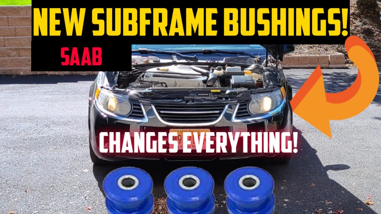 Новые втулки подрамника установлены на мой Copart Saab 9-5! КОРОЧЕ ИЗМЕНИЛОСЬ ПРАВИЛО