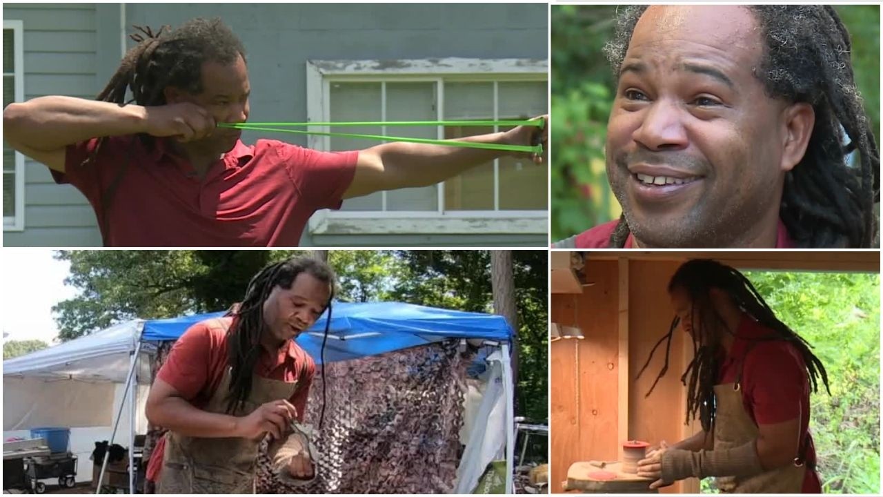 Virginia Man Known Worldwide for Slingshot Skills: 'It Was a Gift'