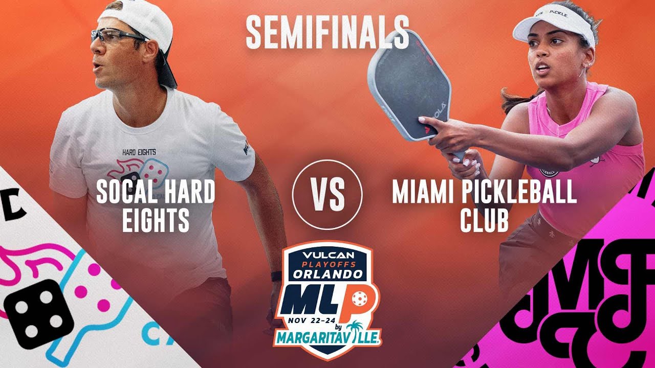 SoCal Hards Eights vs. Miami Pickleball Club | Chal SF 2, Match 3 | Vulcan MLP Orlando Playoffs 2024