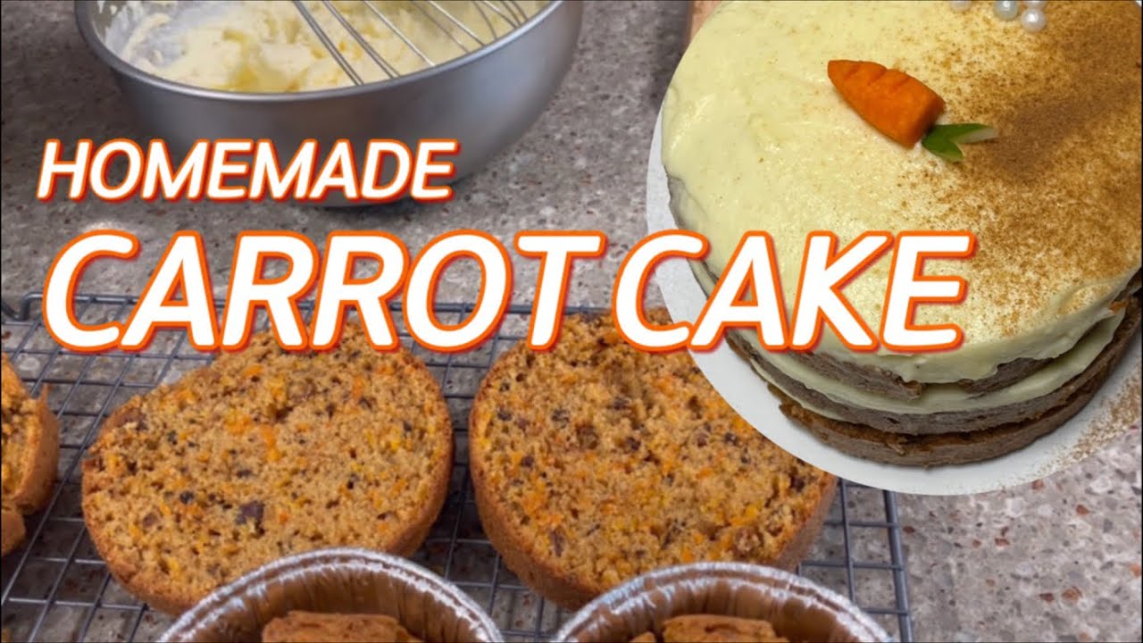 [Ep.10] 20대 여자 취미 | 홈메이드 당근케이크 | Carrot cake recipe | 유민주셰프 레시피
