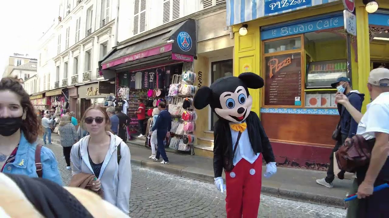 [4k] Paris Montmartre Walking Tour France