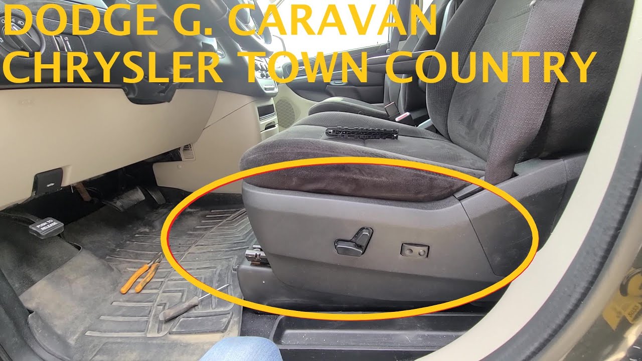 Замена панели переключателей сиденья — Dodge Grand Caravan (08–20) и Chrysler Town Country (08–16)
