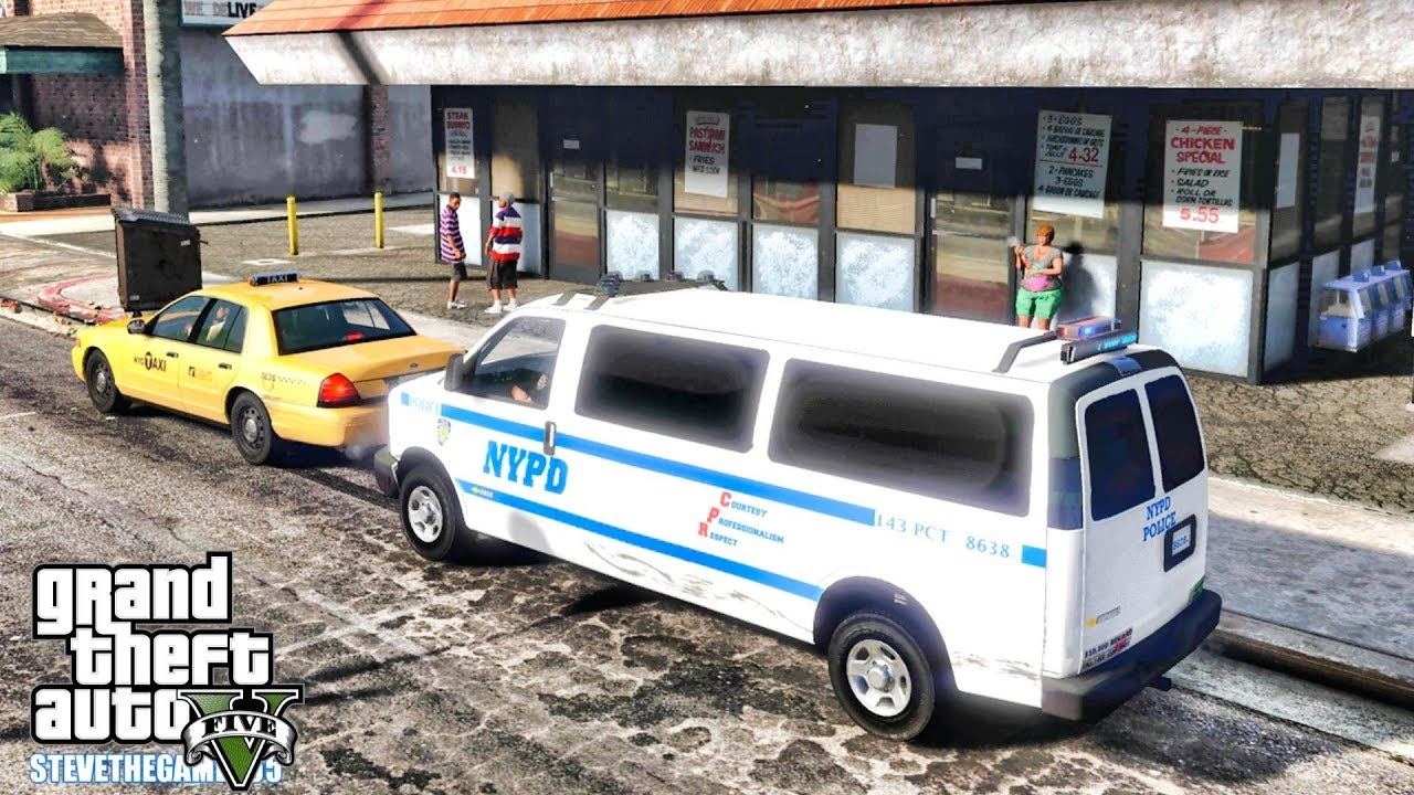 МОДЫ GTA 5 LSPDFR 0.4.1 - NYPD VAN PATROL!!! (МОД GTA 5 ДЛЯ РЕАЛЬНОЙ ЖИЗНИ НА ПК)