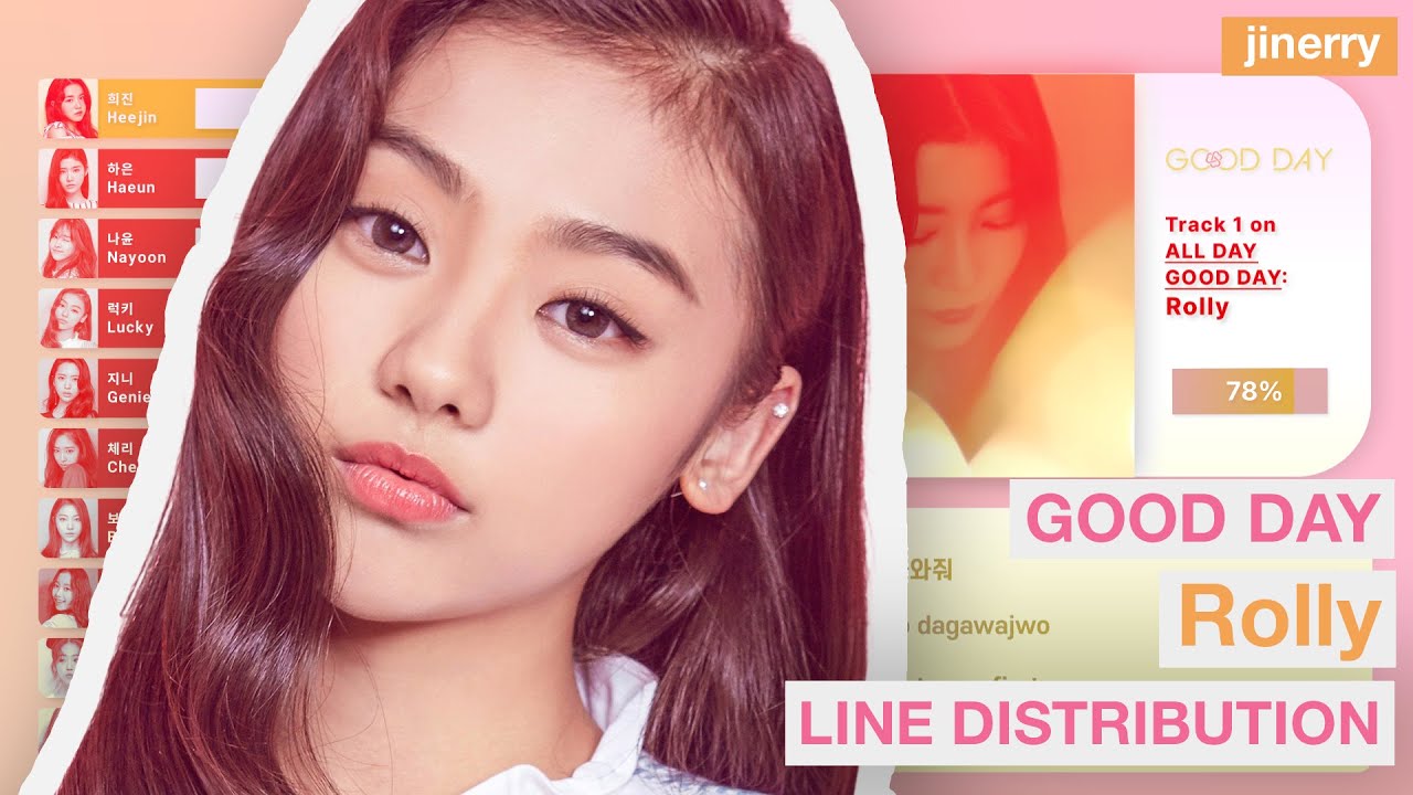 GOOD DAY - Rolly ⇢ Line Distribution & Color Coded Lyrics