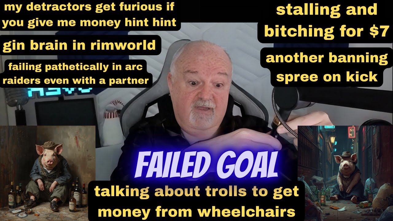 DsP--talking about trolls to get money from ♿--gin brain in rimworld--stalling & bitching for $7