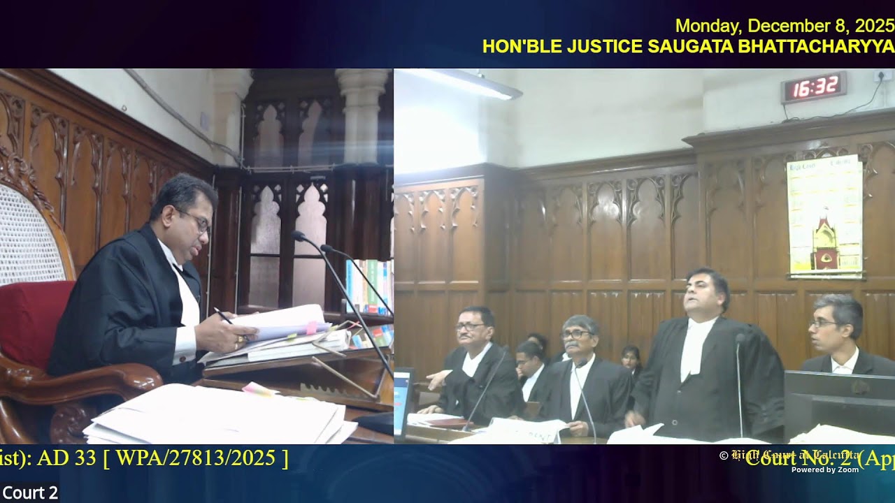 08 December 2025 | Court No. 2 | Live Streaming of the Court proceedings.