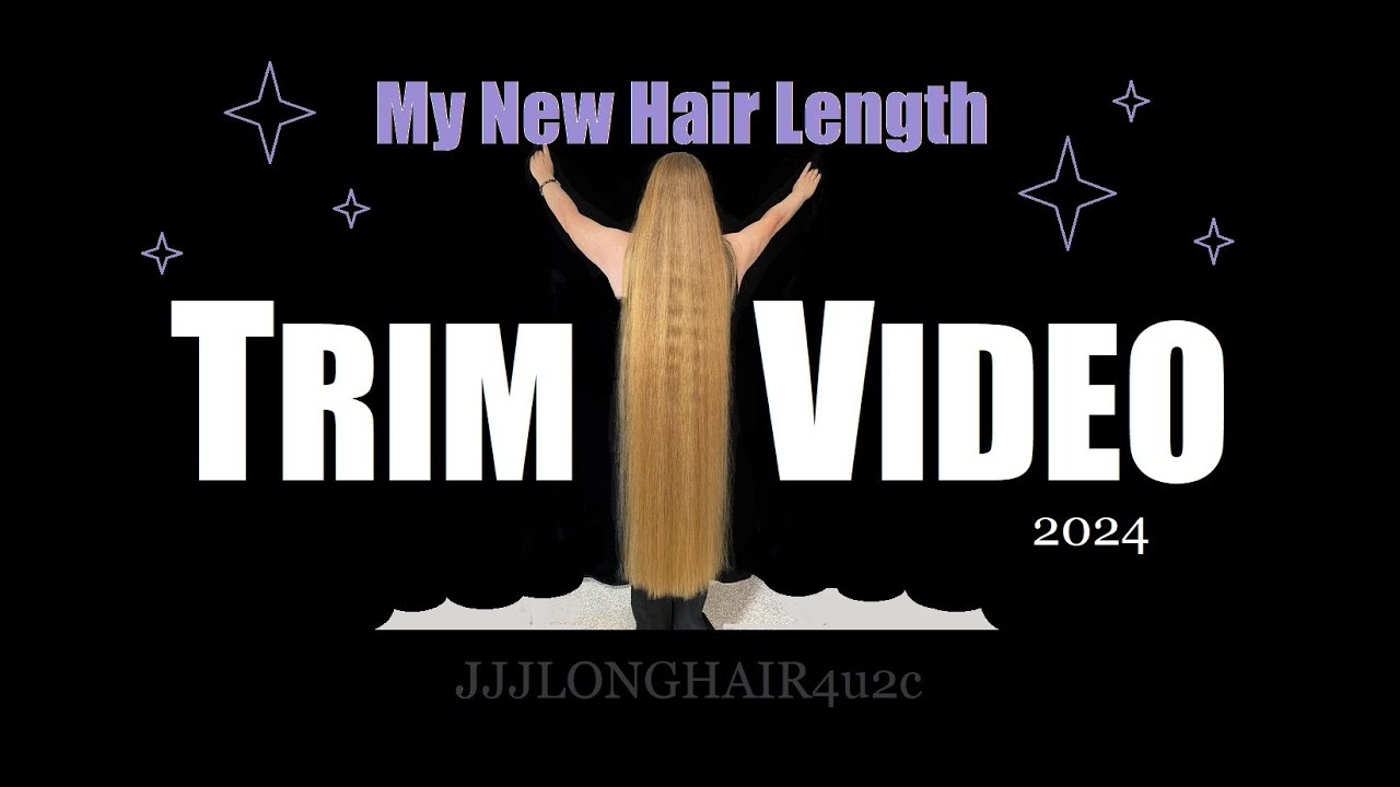 Hair Trim Video 2024✂️ My New Length before & after.☀️See Photo Links!