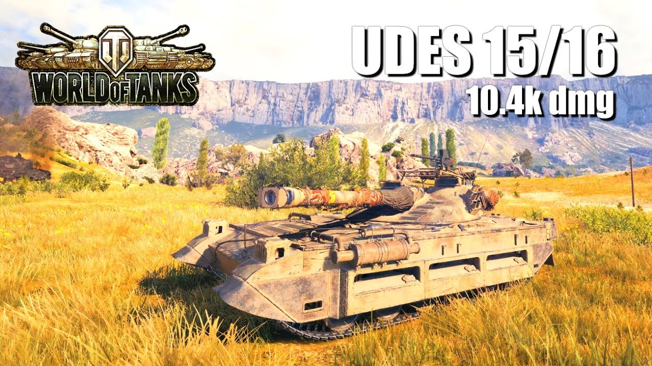 UDES 15/16, 10.4K Damage, 6 Kills, Steppes - World of Tanks