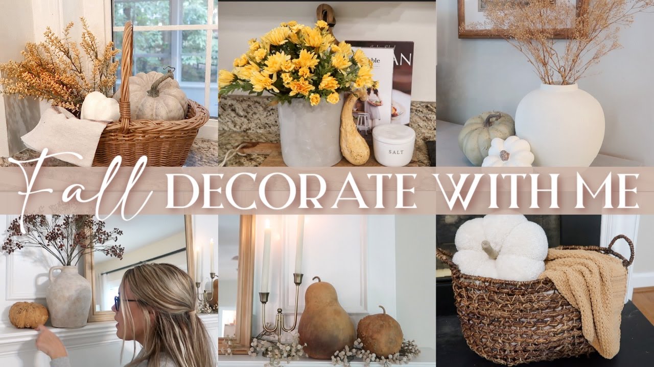 DECORATING FOR FALL 2022 | FALL HOME DECOR, FALL DECORATING IDEAS & DIY FALL DECOR 2022 | VIMGO P10