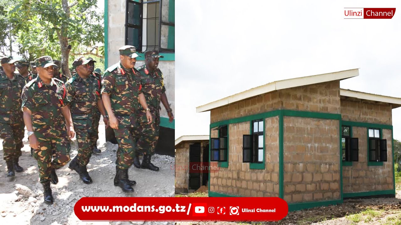 Mkuu wa Majeshi Jenerali Jacob Mkunda, Aridhishwa na Kasi ya Ujenzi Nyumba 5000 za Makazi Msomera